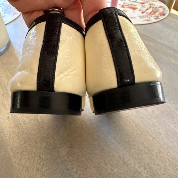 Chanel Lambskin Cap Toe Ballet Flat - Picture 2 of 12